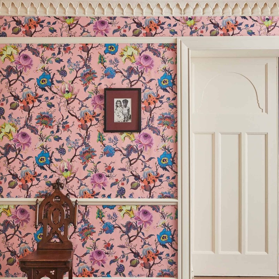 Wallpaper House of Hackney | Artemis Wallpaper-Amaranth Pink