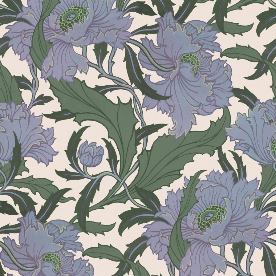 Wallpaper House of Hackney | Minerva Wallpaper-Periwinkle