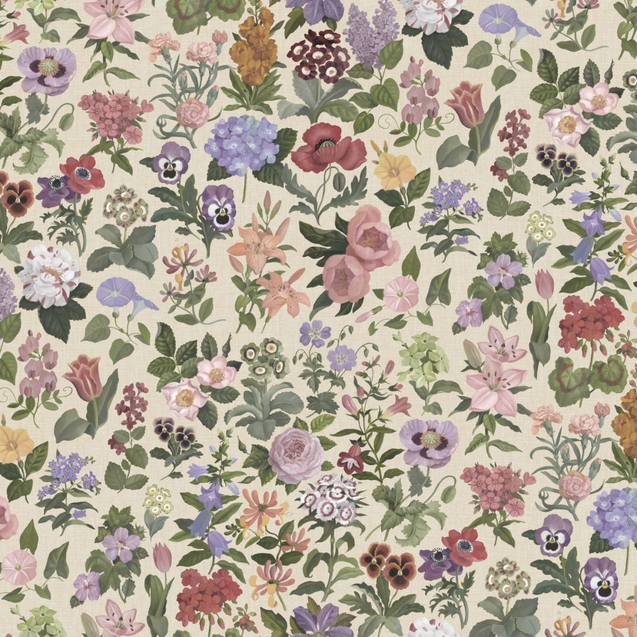 Wallpaper House of Hackney | Floralia Wallpaper-Ecru