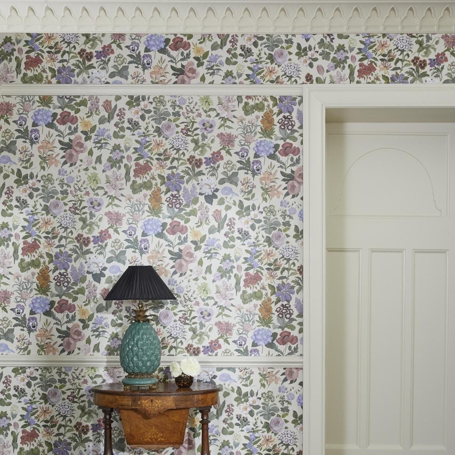 Wallpaper House of Hackney | Floralia Wallpaper-Ecru