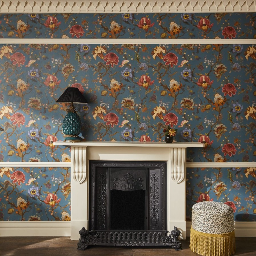 Wallpaper House of Hackney | Artemis Wallpaper-Petrol