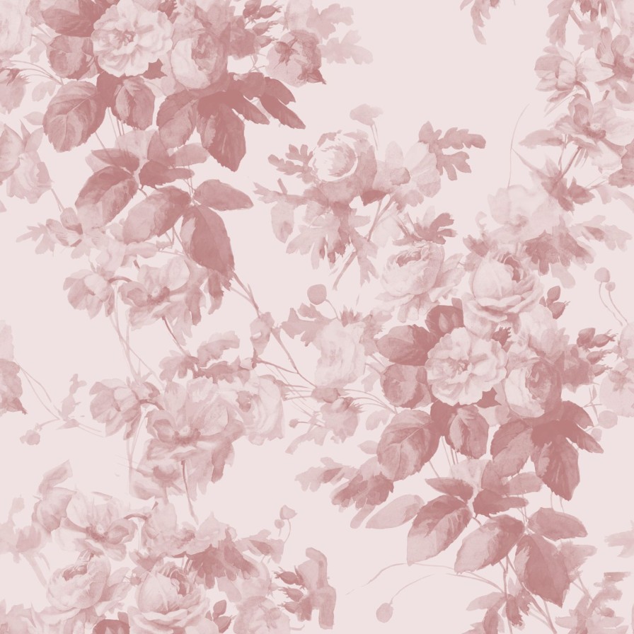 Wallpaper House of Hackney | London Rose Traditional Wallpaper-Blush