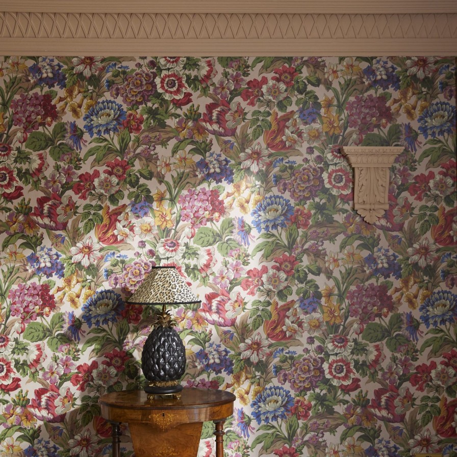 Wallpaper House of Hackney | Florescence Wallpaper-Alabaster