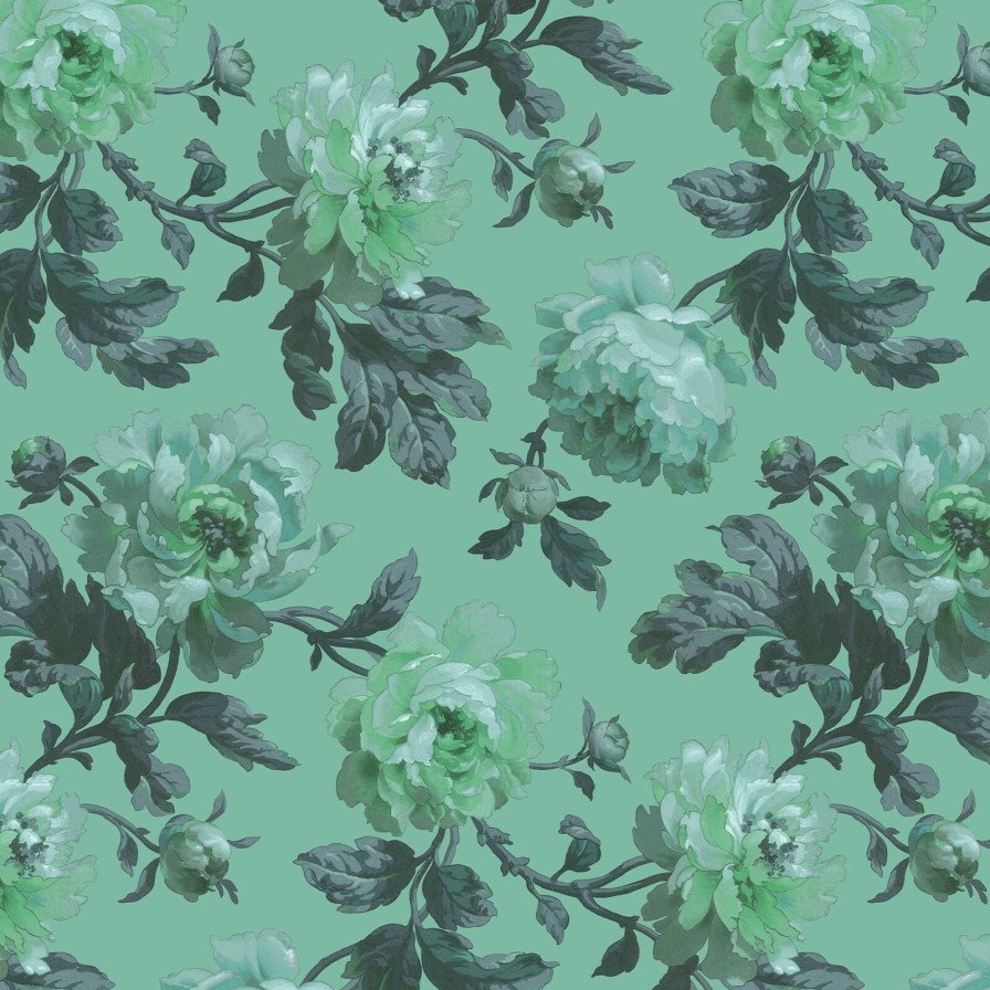 Wallpaper House of Hackney | Peoneden Wallpaper-Absinthe